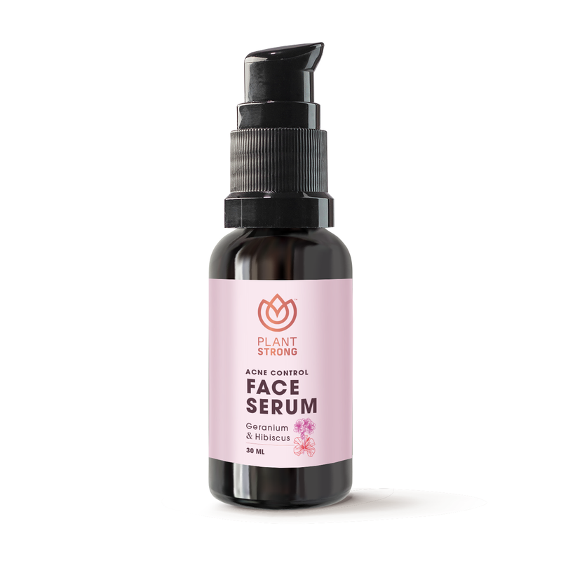 Plant Strong | Face Serum, Acne Control, Blemishes, Skin Clarifying Anti Acne Serum for Oily & Acne Prone Skin | 30ml